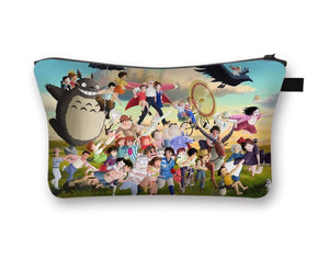 Open image in slideshow, Misc Graphic Print makeup and pencil Zipper Bags
