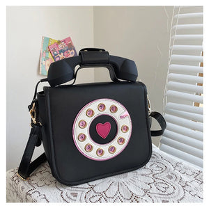 Open image in slideshow, Large Homephone Purse w/ Working Handset
